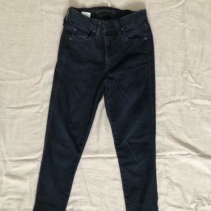 Dark blue Joe’s skinny high rise size 24